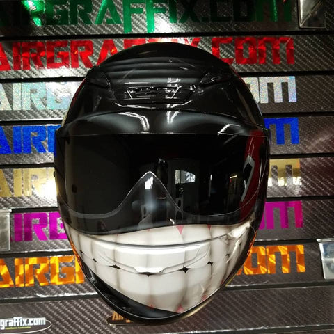 Black Smiling Face Helmet