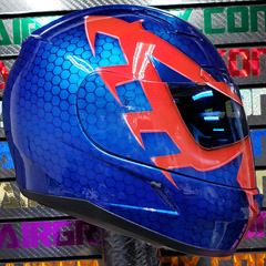 Spiderman 2099 Custom Painted Airbriushed Motorcycle Helmet