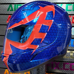 Spiderman 2099 Custom Painted Airbriushed Motorcycle Helmet