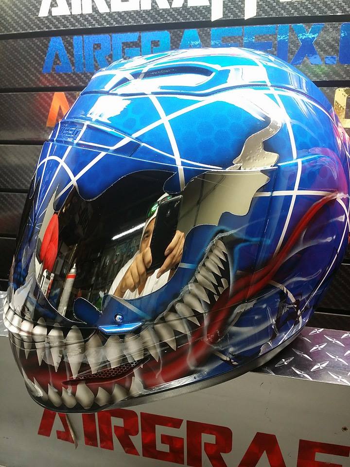 Blue Carnage/Spiderman Mutation Helmet
