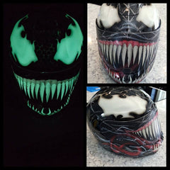 Venom 2017 Design Glows in the Dark! Custom Helmet