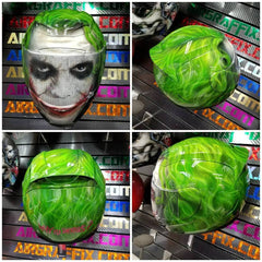 Joker Helmet Custom Painted