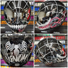 Venom-Spiderman Mutation 2018 Design Custom Helmet