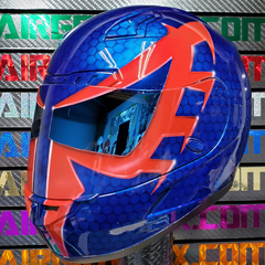 Spiderman 2099 Custom Painted Airbriushed Motorcycle Helmet