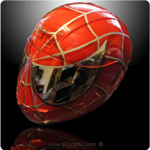 Spiderman Helmet Custom Painted